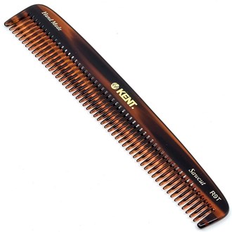 Kent R9T 7.5 Inch Handmade Wide Teeth Comb for Thick Curly Wavy Hair